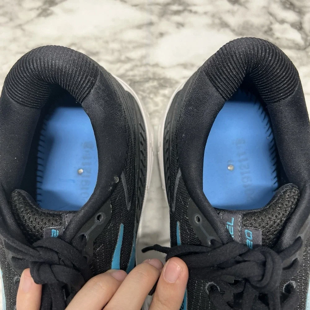 Brooks Ariel 20 Womens 11 B Black Teal Running Shoes 1203151D064 Stability